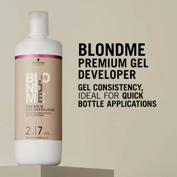 Schwarzkopf BLONDME Glow Toner Gel Developer 7 Vol (2%) 1 Litre