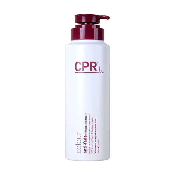 CPR Colour anti fade everlast conditioner is a gentle, colour extender targeted to lock in hair colour. 