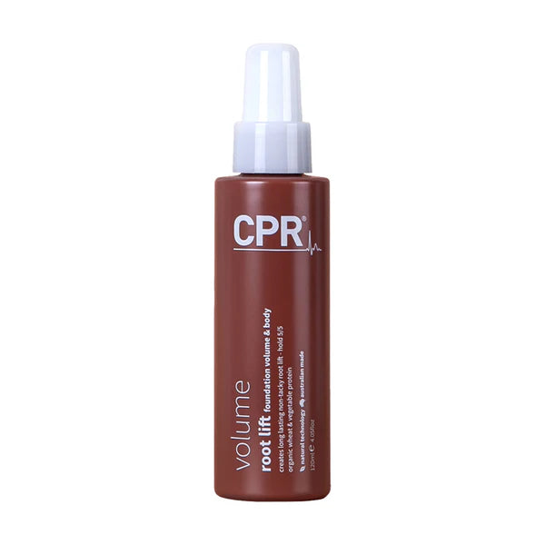 Vitafive CPR Root Lift Foundation Volume & Body Spray 110ml - Boosts volume and body for thin, fine hair with natural ingredients like Soy Protein, Wheat Protein, Sunflower Seed Extract, and Jojoba Oil. Ideal for all hair types.