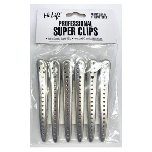 Pack of Hi Lift professional super clips with clear packaging on a white background
