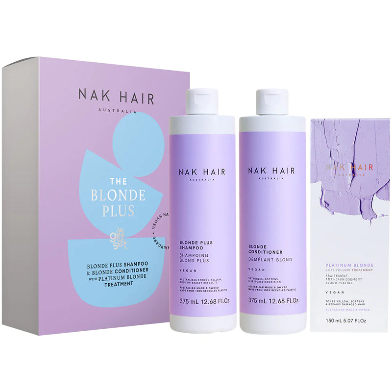 NAK Blonde Plus Holiday TRIO Gift Set