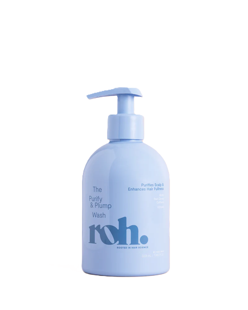 This refreshing cleanser purifies your scalp microbiome, removing excess oil, pollution, and residue.