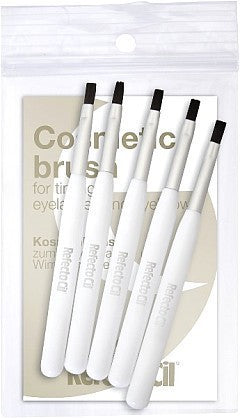 RefectoCil Cosmetic Brush SOFT 5pcs for Precise Lash and Brow Tint Application with Extra Soft Bristles