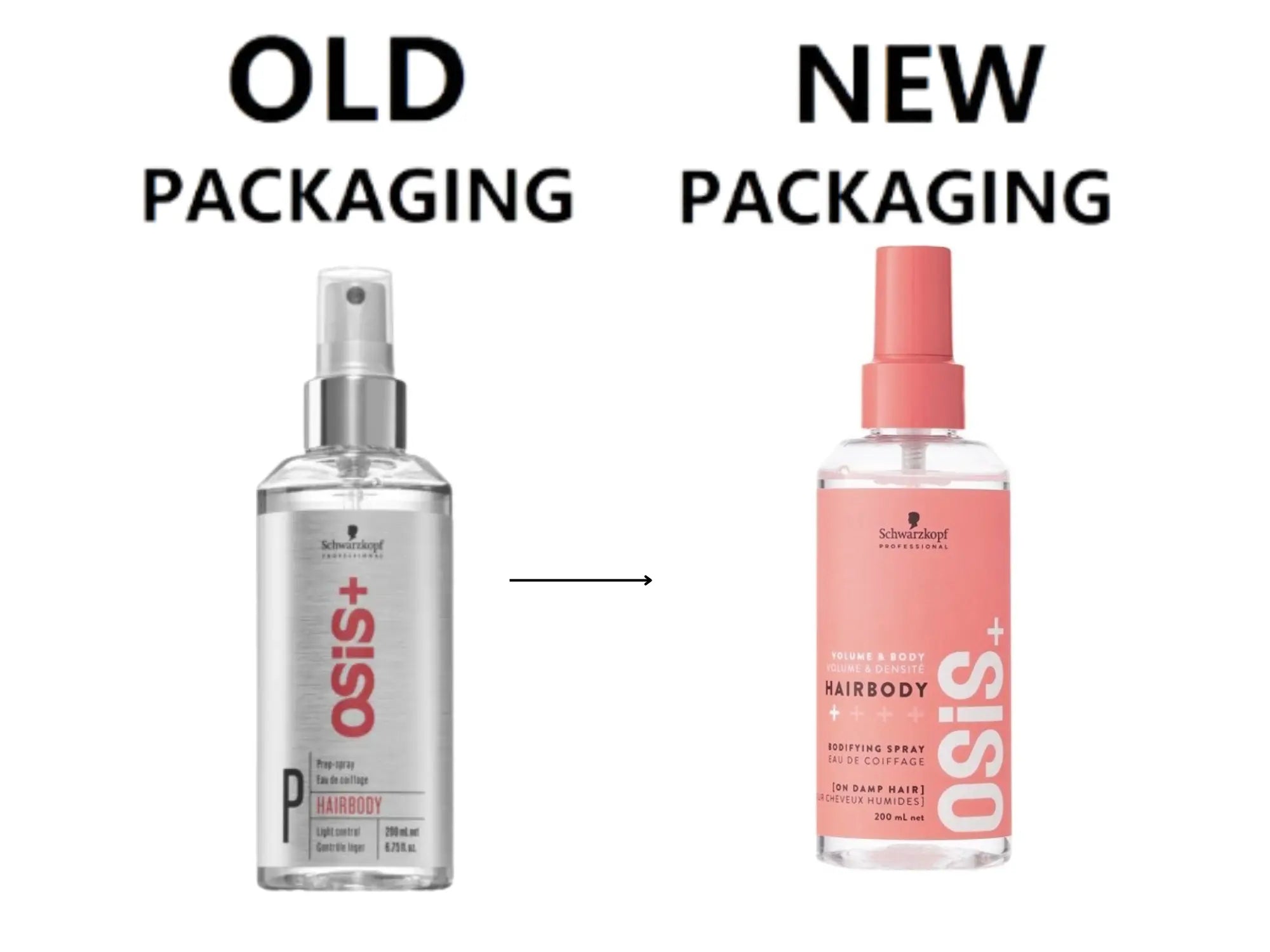 Schwarzkopf OSiS Hairbody Extremely Light Conditioning Styling Spray 200ml