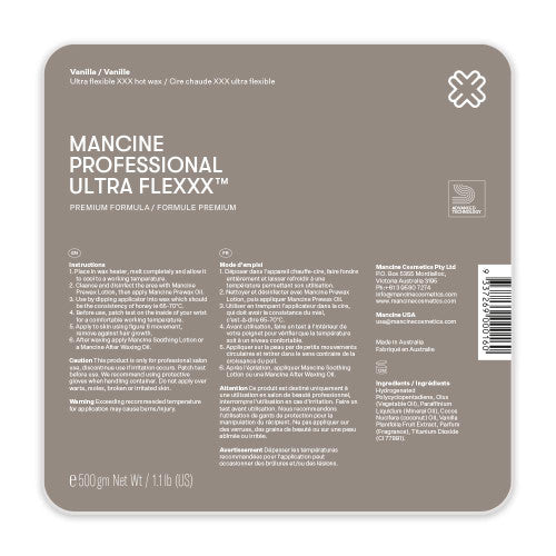 MANCINE - Hot Wax Ultra Flexxx Premium White 500g