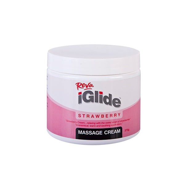 Reva iGlide Strawberry Massage Cream 375gm