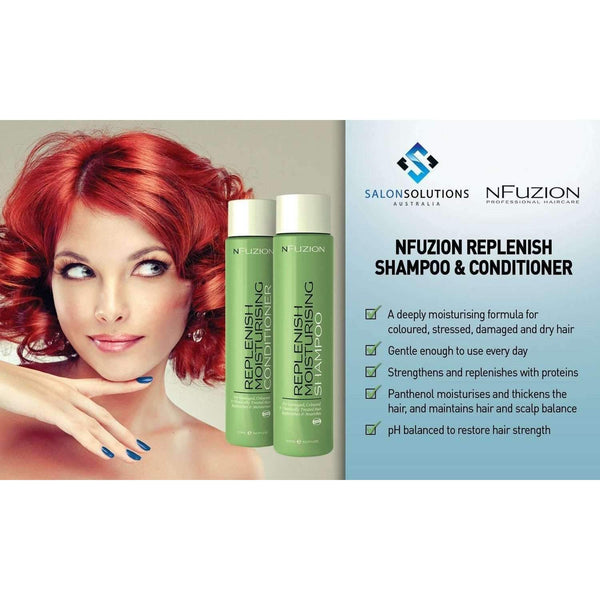NFuzion Professional Replenish Moisturising Shampoo 1 Litre,Salon Supplies To Your Door